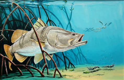 barramundi graphics - Google Search | Art inspiration, Australia tattoo, Fish