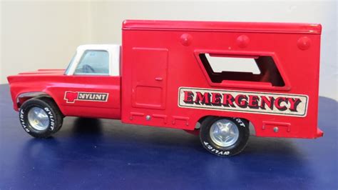 Vintage NYLINT TOY Emergency AMBULANCE Truck 1970's | Etsy