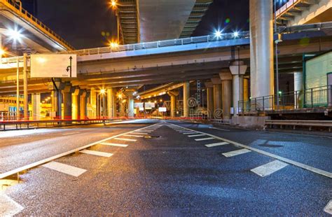 City Road Overpass at Night Stock Image - Image of dusk, long: 34480133