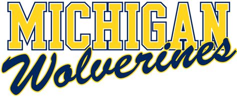 Michigan Wolverines Wordmark Logo - NCAA Division I (i-m) (NCAA i-m ...
