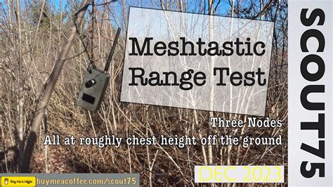 Meshtastic Range Test 3 - 3 man level nodes - YouTube