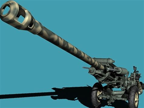 Howitzer M119 3d Model