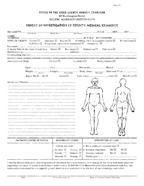 Printable In Case Of Death Checklist