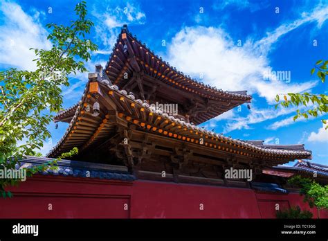 Ancient buildings, eaves Stock Photo - Alamy