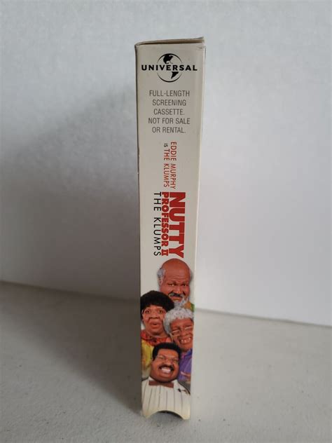 The Nutty Professor II 2 VHS - Promotional Copy Full Length Screening ...