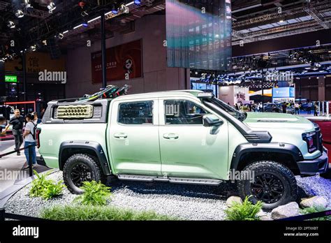 JMC Dadao pickup truck brand on display at the 2023 Shanghai Auto Show Stock Photo - Alamy