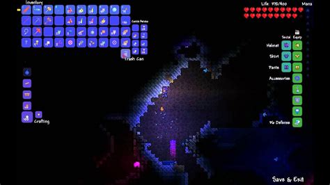 Terraria 35 - Mining Mythril - Mythril Drill and Anvil - YouTube