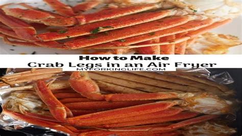 Crispy Delight: How to perfectly cook frozen crab legs in an air fryer - Air Fryer Finder