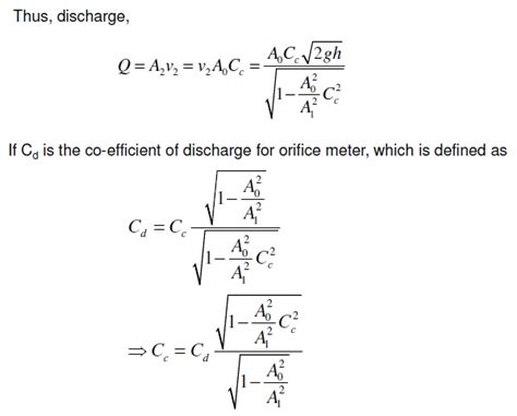 DISCHARGE THROUGH ORIFICE METER - ENGINEERING APPLICATIONS