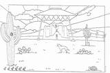 Ruins coloring Page  Coloring Pages National Parks monuments sketch template