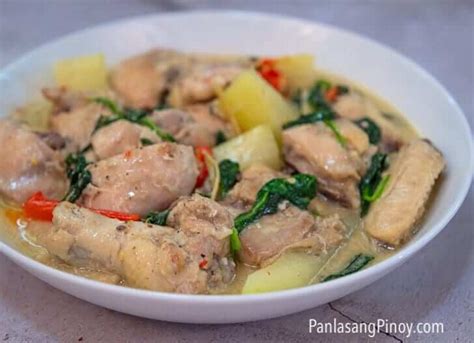 Ginataang Manok with Papaya - Panlasang Pinoy