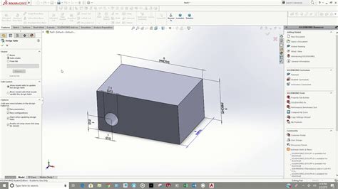 Solidworks Tutorials Design Tables/Configurations - YouTube