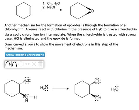 Solved Another mechanism for the formation of epoxides is | Chegg.com