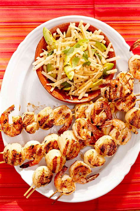 Grilled Drunken Shrimp and Scallop Skewers | Better Homes & Gardens