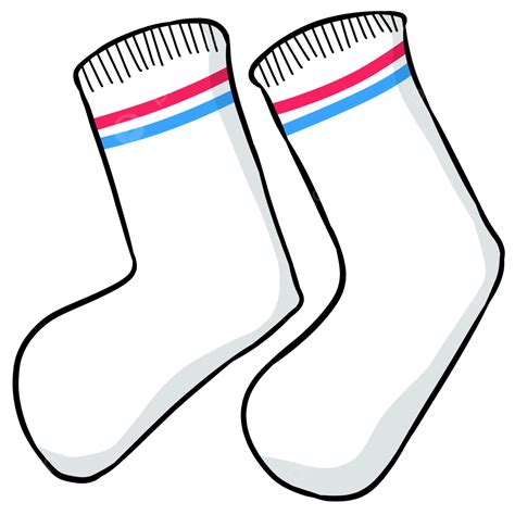 Cartoon White Socks, Socks Clipart, Cartoon Clipart, Socks PNG Transparent Clipart Image and PSD ...