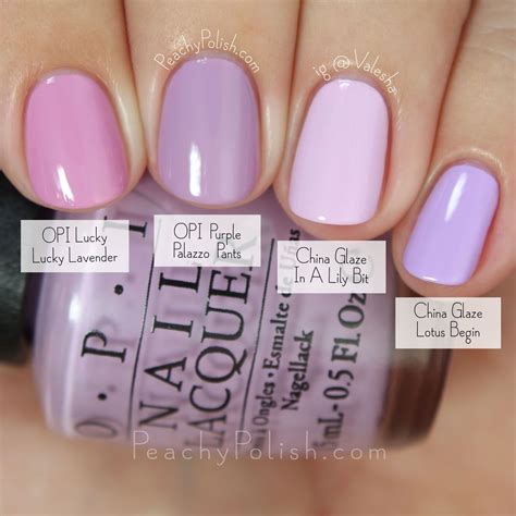 OPI: Fall 2015 Venice Collection Comparisons | Lavender nails, Purple ...