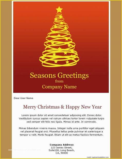 Free HTML Christmas Card Email Templates Of Finding the Right Holiday ...