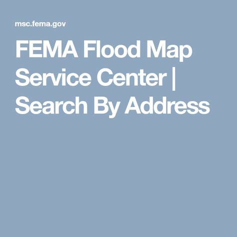 FEMA Flood Map Service Center | Search By Address | Fema flood, Flood map, Flood