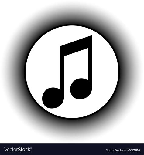 Music button Royalty Free Vector Image - VectorStock