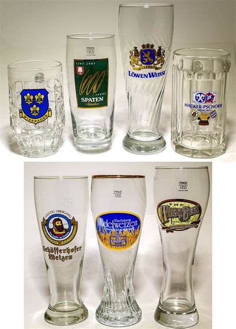 29 Mostly German Beer Glasses