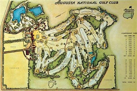 verwöhnen Bühne Mir augusta golf layout Bypass Farbe Feld