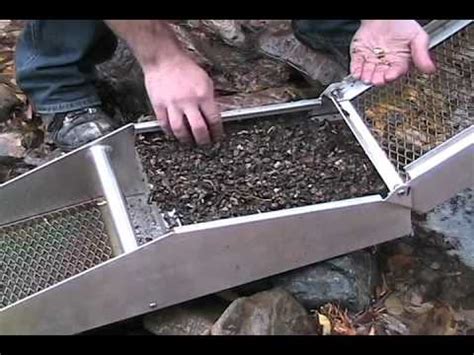 SLUICE BOX-New Secret Gold Mining Tool - YouTube