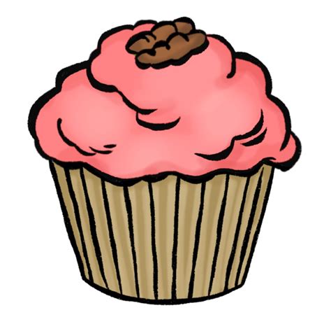 Cupcake Drawing {5 Easy Steps}! - The Graphics Fairy