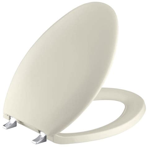 KOHLER Bancroft Plastic Elongated Toilet Seat at Lowes.com