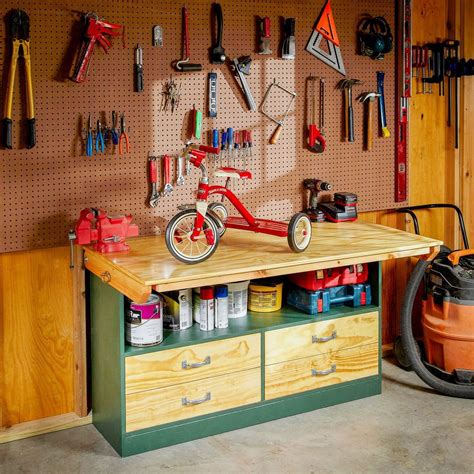 How To Build a Workbench for Small Spaces (DIY)