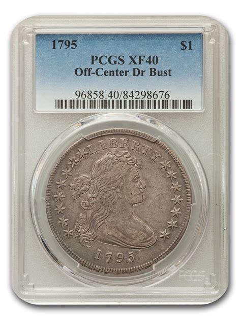 U.S. Mint - 1795 Draped Bust Dollar XF-40 PCGS (Off Center Bust) - Walmart.com