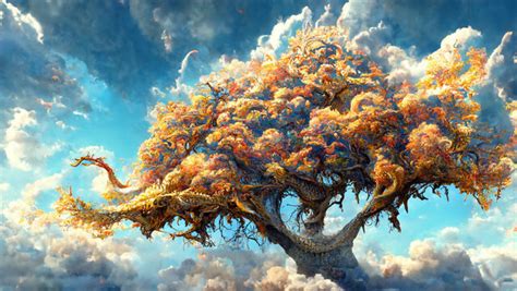 463 Background Golden Tree Picture - MyWeb