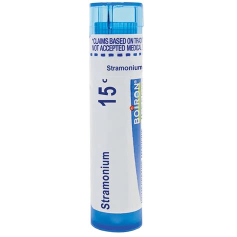 Boiron Stramonium 15C, Homeopathic Medicine for Sleeplessness With Intermittent Awakening, 80 ...