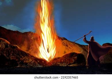 Pillar Fire Biblical Phenomena Stock Illustration 2192357465 | Shutterstock