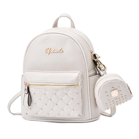 Cute Small Backpack Mini Purse Casual Daypacks Leather - LightBagTravel.com