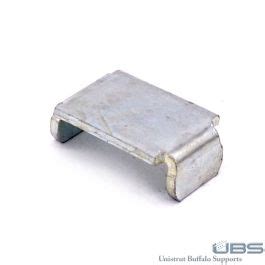 Unistrut P3380 Metal End Cap for P3300 Channel, Electro-Galv - P3380-EG