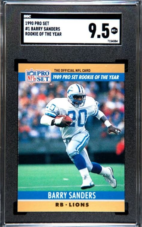 Barry Sanders Rookie Card Checklist