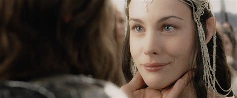 Liv Tyler as Arwen Undomiel (Evenstar) of Rivendell. Immortal, half-elven. Arwen means "noble ...