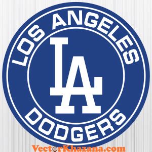 Los Angeles Dodgers Circle Svg Png online in USA