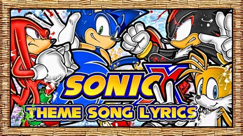 Sonic X Theme Song Lyrics - YouTube