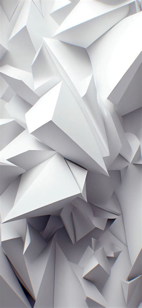 White Geometric Wallpapers iPhone - Aesthetic White Wallpaper