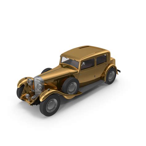 Gold Vintage Car PNG Images & PSDs for Download | PixelSquid - S119345567