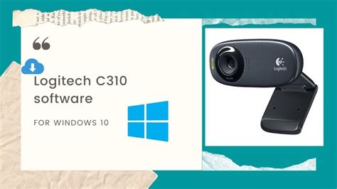 Logitech HD webcam software C310 Windows 10 [Driver update]