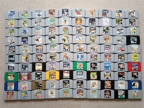 Here's my collection of 100 Nintendo 64 games. : n64