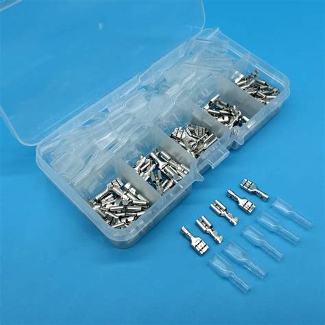 Aliexpress.com : Buy 200pcs Female Spade Connector 4.8mm Splice Female Spade Connector with ...