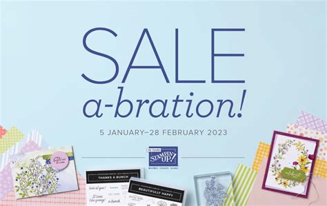 Stampin' Up! 2023 Sale-a-bration Catalog Online with Nine Choices!