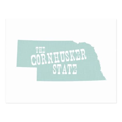 Nebraska State Motto Slogan Postcard | Zazzle