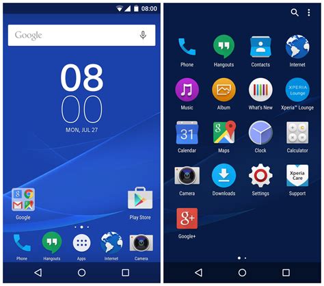 Sony builds custom UI that looks more like 'vanilla' Android