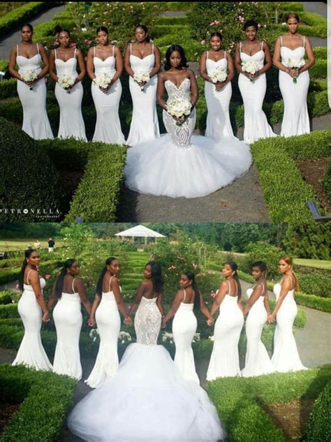 All White Slayage | Wedding attire, Bridesmaid, Bride