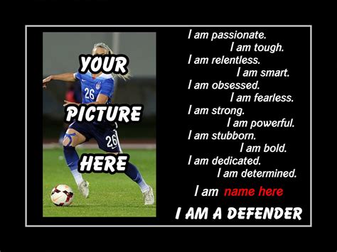 Rare Inspirational Custom Personalized Soccer Poster Unique Motivational Gift - Soccer-Other