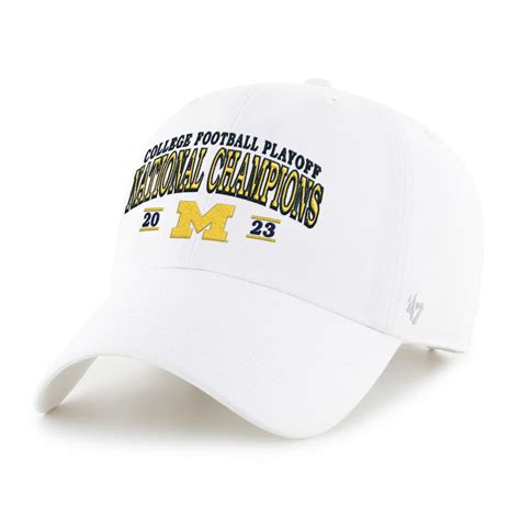 Men's '47 White Michigan Wolverines College Football Playoff 2023 ...